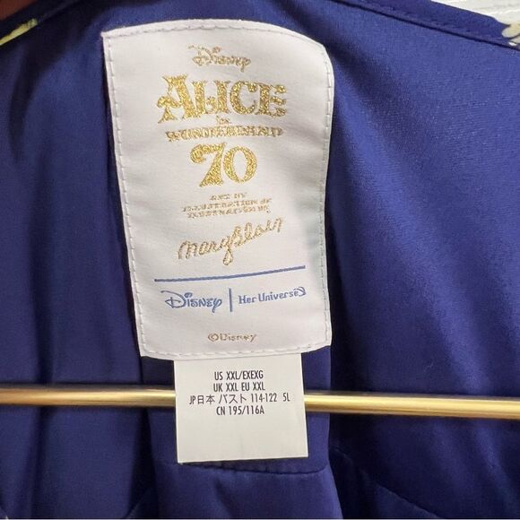 Her Universe Mary Blair Disney Alice in Wonderland Top Women's XXL - Picture 5 of 11